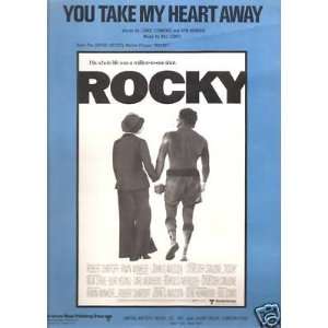    Sheet Music You Take My Heart Away Rocky 76 