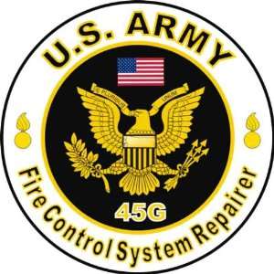 United States Army MOS 45G Fire Control System Repairer Decal Sticker 