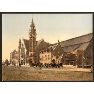  The station,Bruges,West Flanders,Belgium,c1895
