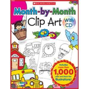  BOOK CLIP ART MONTH BY MONTH Toys & Games