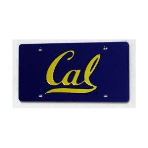  CALIFORNIA BEARS (BLUE) LASER CUT AUTO TAG Sports 