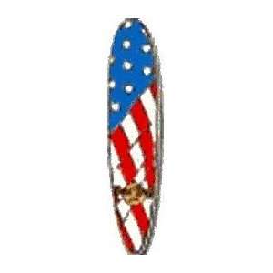  Hard Rock Cafe Pin 13638 Long Board with Flag Everything 