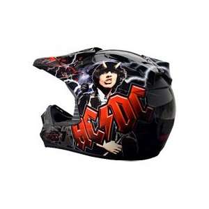 ROCKHARD HELMETS Limited Edition Off Road Motorcycle Helmet AC/DC 