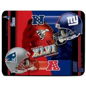 NFL New England Patriots vs New York Giants 2011 Super Bowl XLVI Mouse 