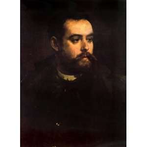   Pinazo   24 x 34 inches   Portrait of the poet Richart