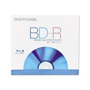  Memorex® MEM 98685 BLU RAY BD R RECORDABLE DISC, 25GB, 6X 