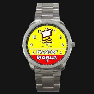   Mister Donut Logo New Style Metal Watch  