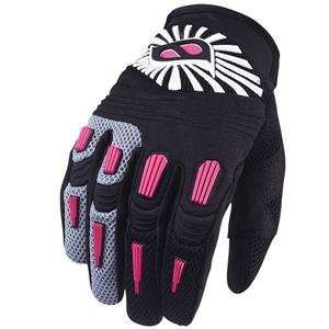  MSR Racing Womens Gem Gloves   Medium/Black/Pink 