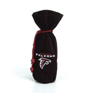 Pack of 3 NFL Atlanta Falcons Velvet Wine Drawstring Bags 14  