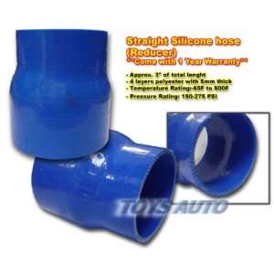 Godspeed Turbo Intercooler 2   3 Straight Reducer Silicone Hose Blue 