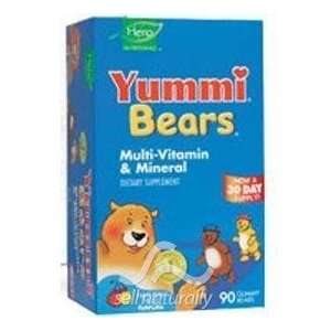  Hero Nutritional Yummi Bear Multivitamin and Minerals 90 