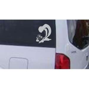 8in X 6.3in White    Pepe Le Pew Cartoons Car Window Wall Laptop Decal 