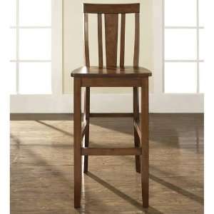  Shield Back Bar Stool in Classic Cherry Finish with 30 Inch 