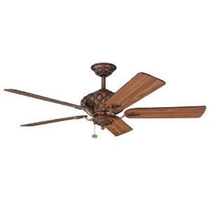 Kichler Lighting 300109MDW 52 Inches LaSalle Fan Mediterranean Walnut