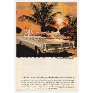    1964 Pontiac Bonneville Convertible Print Ad (859)