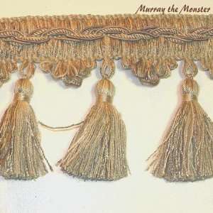   Tassel Fringe Mushroom Tan  1 1/8 inch yrds Arts, Crafts & Sewing