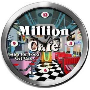  MILLION 14 Inch Cafe Metal Clock Quartz Movement Kitchen 