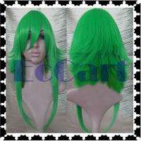 Cosplay Wig Vocaloid Gumi Megpoid Grass Green Flip Out  