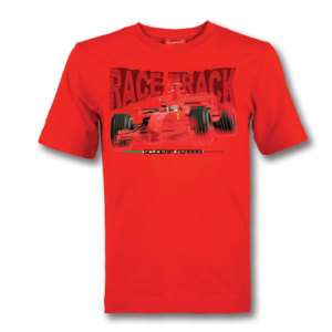 Ferrari SF Kids Race Track Car T Shirt (Red)  