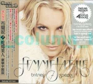BRITNEY SPEARS Femme Fatale [Jewel Case] CD+4 OBI RARE  