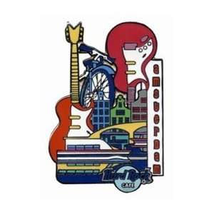  Hard Rock Cafe Pin # 28048 Amsterdam T shirt Logo 