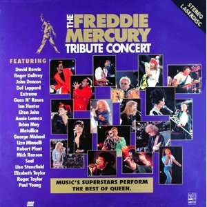 The Freddie Mercury Tribute Concert LASERDISC (Laserdisc)