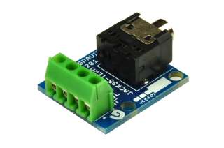 5mm Stereo Jack Terminal Block PICAXE Breakout Board  
