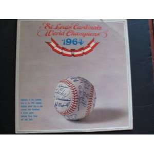  33rpm LP St. Louis Cardinals 64 World Champions 