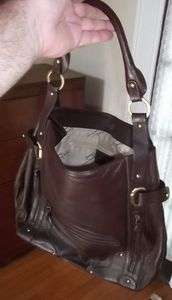 Michael Rome Designs Bag Handbag Purse CLASSY DARK BROWN  