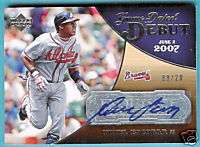 YUNEL ESCOBAR 2007 EXQUISITE GAME DATED DEBUT AUTO /20  