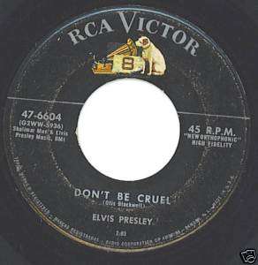 ELVIS PRESLEY on RCA VICTOR   HOUND DOG/DONT BE CRUEL  
