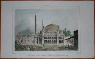 1840 print YENI MOSQUE, ISTANBUL (26)  