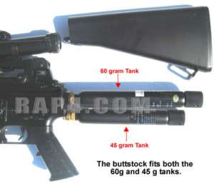 RAP4 T68 Paintball Gun 60g CO2 Tank Cylinder (Empty)  