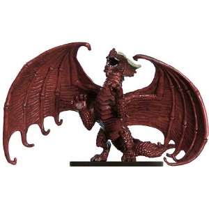  D & D Minis Young Red Dragon # 9   Dungeons of Dread 