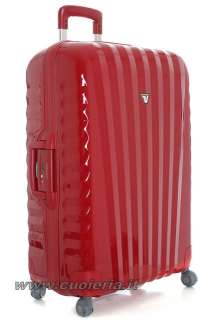 RONCATO UNO SL Large Trolley Upright 4 wheels Rigid Luggage Red 5021 