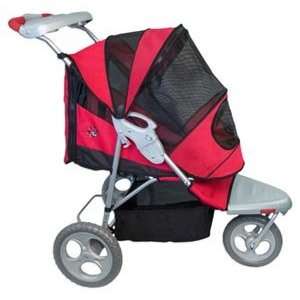  Happy Trails All Terrain 3 Wheel Pet Stroller  Color RED 