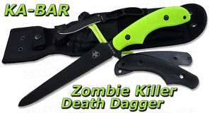 Ka Bar ZK Zombie Killer Death Dagger w/ Sheath 5703 NEW  
