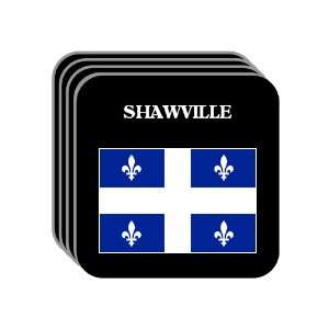  Quebec   SHAWVILLE Set of 4 Mini Mousepad Coasters 