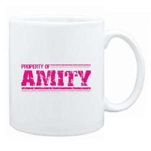  New  Property Of Amity Retro  Mug Name