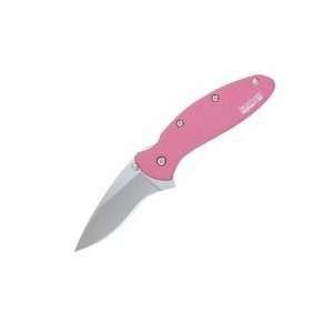   Pink Handle 420HC Stainless Steel With Thumb Stud