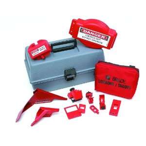 Brady Combination Lockout Toolbox Kit, Includes 2 Steel Padlocks 
