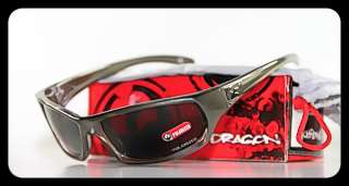 Dragon Sunglasses CHROME Speed Graphite/Grey POLARIZED 720 0696  