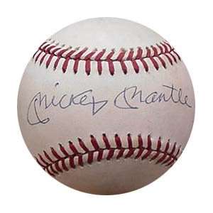  Mickey Mantle Autographed Baseball   ?   Autographed 