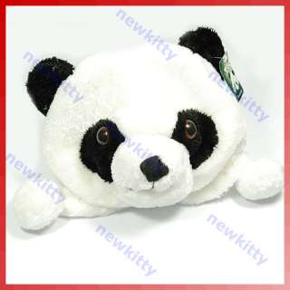 Cartoon Animal Panda Cute Earmuff Fluffy Plush Hat Cap  