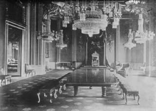 early 1900s photo Throne room, Buckingham Palace  