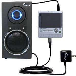   Audio Speaker with Dual charger also charges the Samsung Yepp YH 999