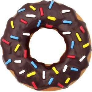  Top Quality Vinyl Chocolate Donut With Icing And Sprinkles 