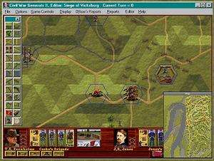 Civil War Generals 2 Grant Lee Sherman PC CD war game  