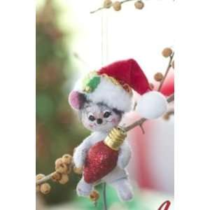  Annalee Mobilitee Doll Christmas Light Mouse Ornament 3 