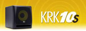 KRK10S Powered 10 inch recording sub 225 Watt NEW  